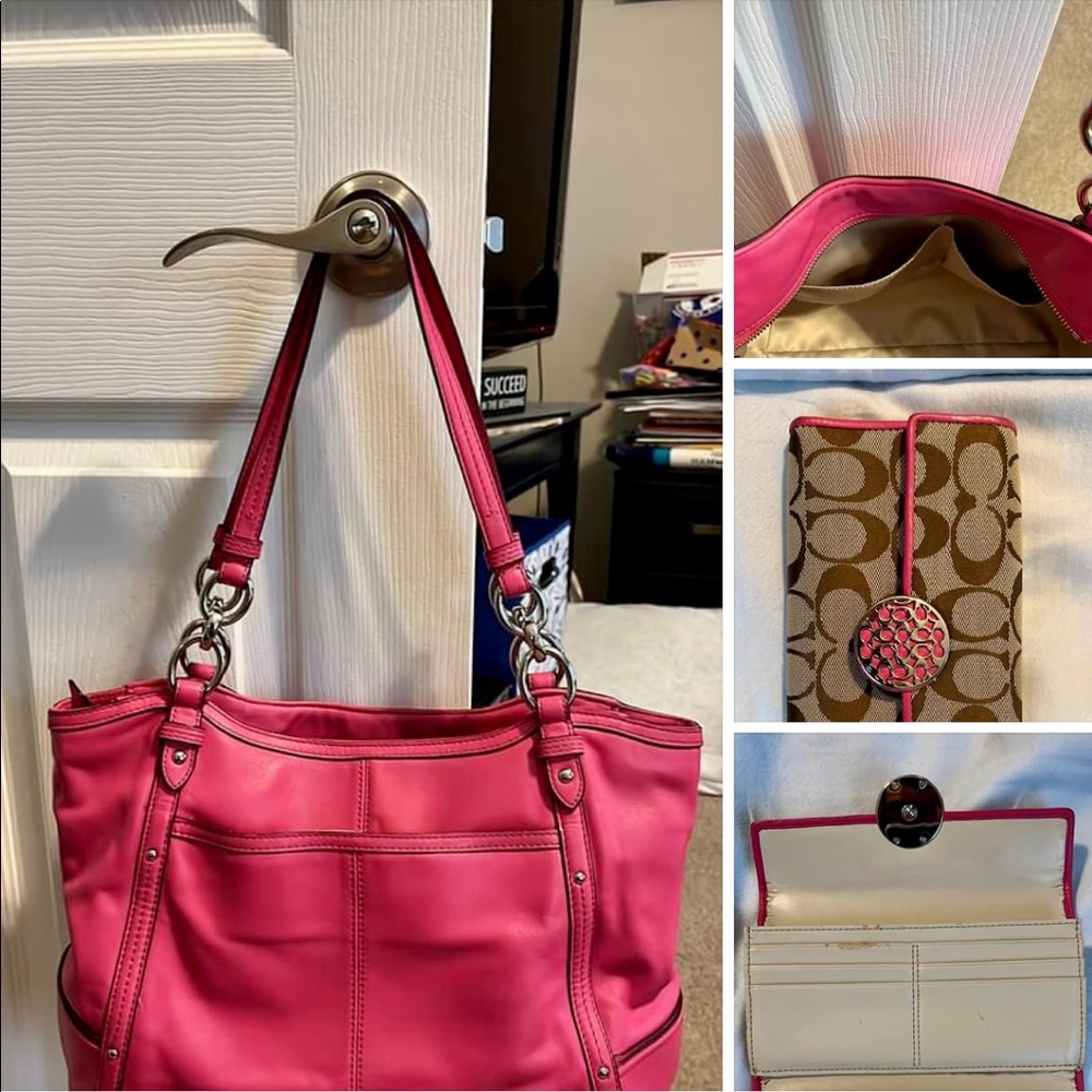 Coach purse and wallet